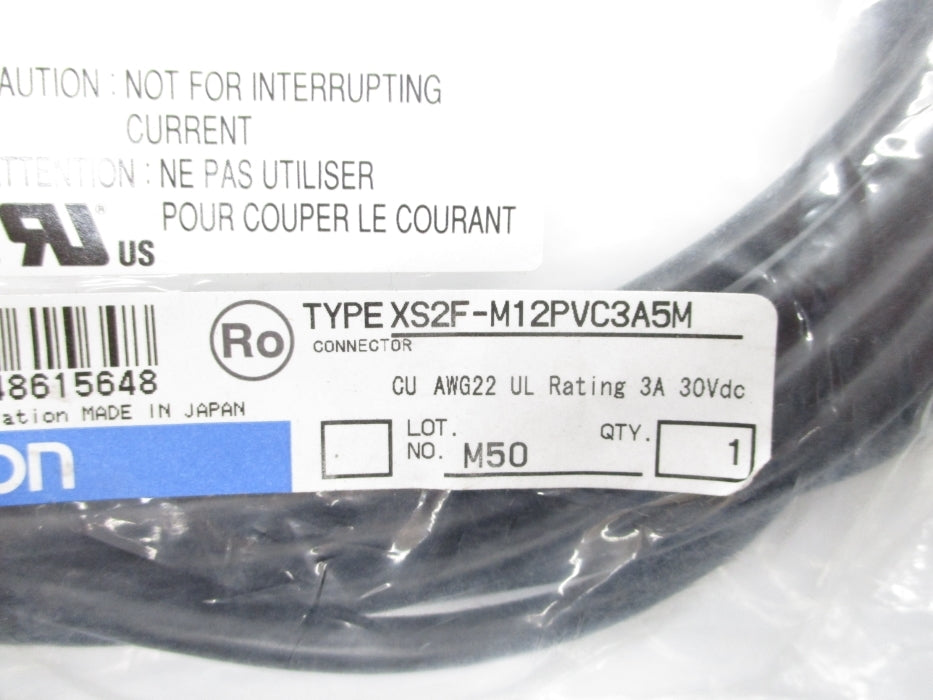 OMRON XS2F-M12PVC3A5M NSMP