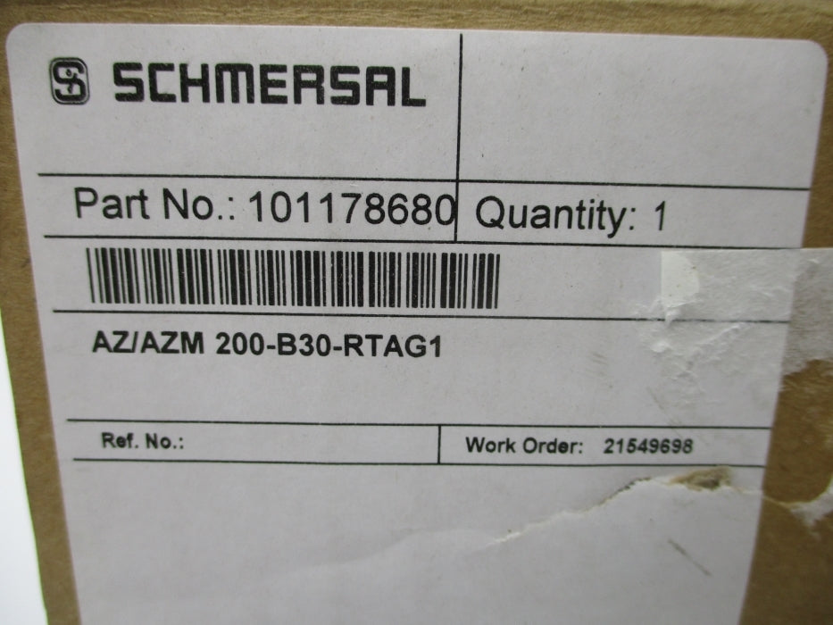 SCHMERSAL AZ/AZM200-B30-RTAG1 101178680 NSMP
