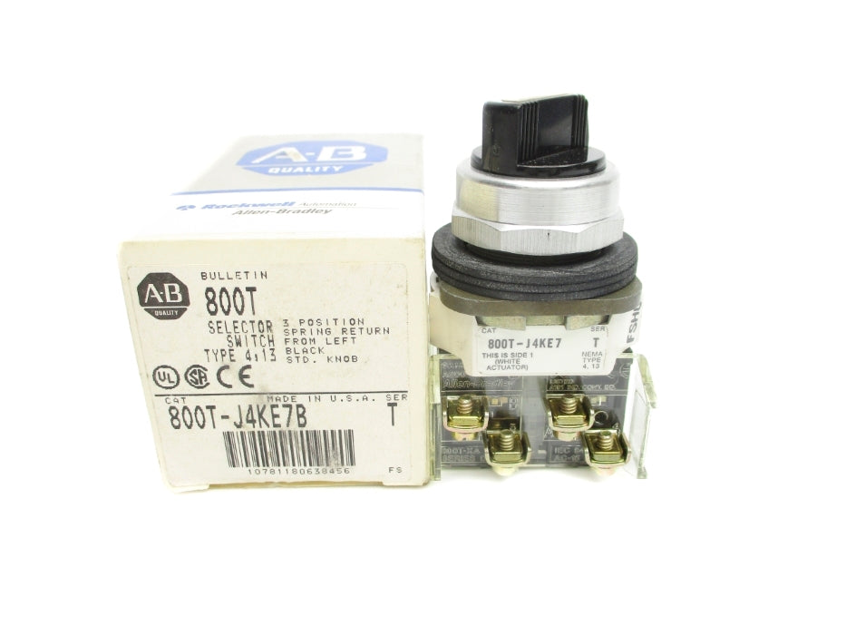 ALLEN BRADLEY 800T-J4KE7B SER. T (GY/BL) NSMP