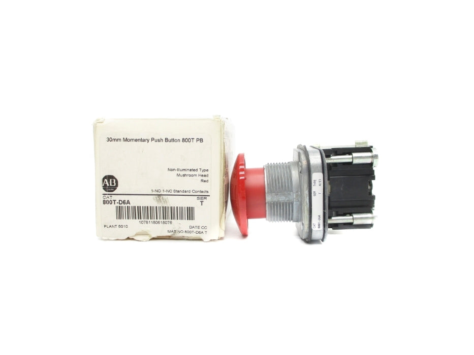 ALLEN BRADLEY 800T-D6A SER. T (WH) NSMP