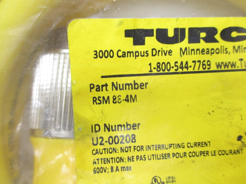 TURCK RSM86-4M U2-00208 NSMP