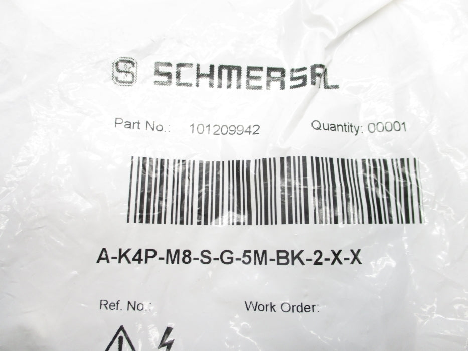 SCHMERSAL A-K4P-M8-S-G-5M-BK-2-X-X 101209942 NSMP