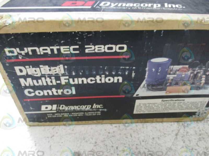 DYNACORP DYNATEC 2800 234252 DIGITAL MULTI-FUNCTION CONTROL *FACTORY SEALED*