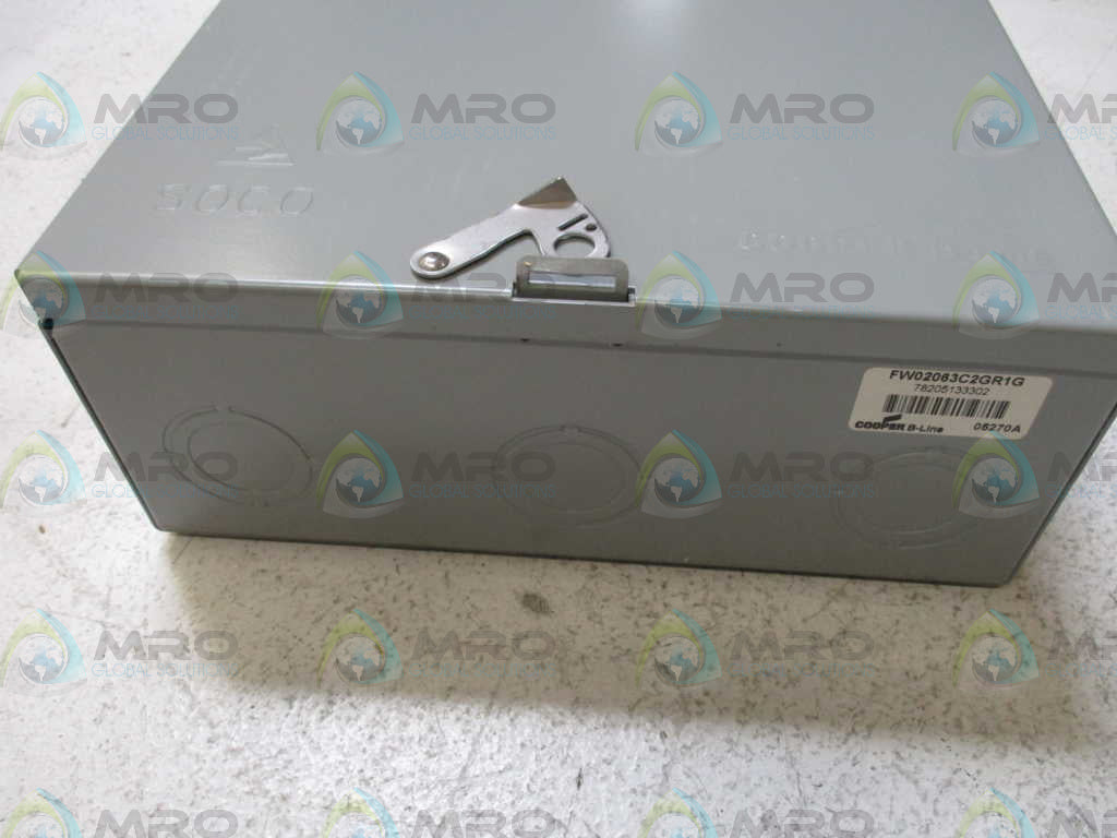 COOPER B-LINE FW02063C2GR1G TRANSFORMER 20A *NEW IN BOX*