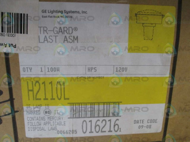 GENERAL ELECTRIC FILTR-GARD H2110L BALLAST 120V *NEW IN BOX*