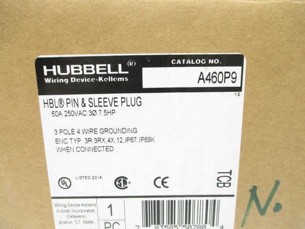 HUBBELL A460P9 NSMP