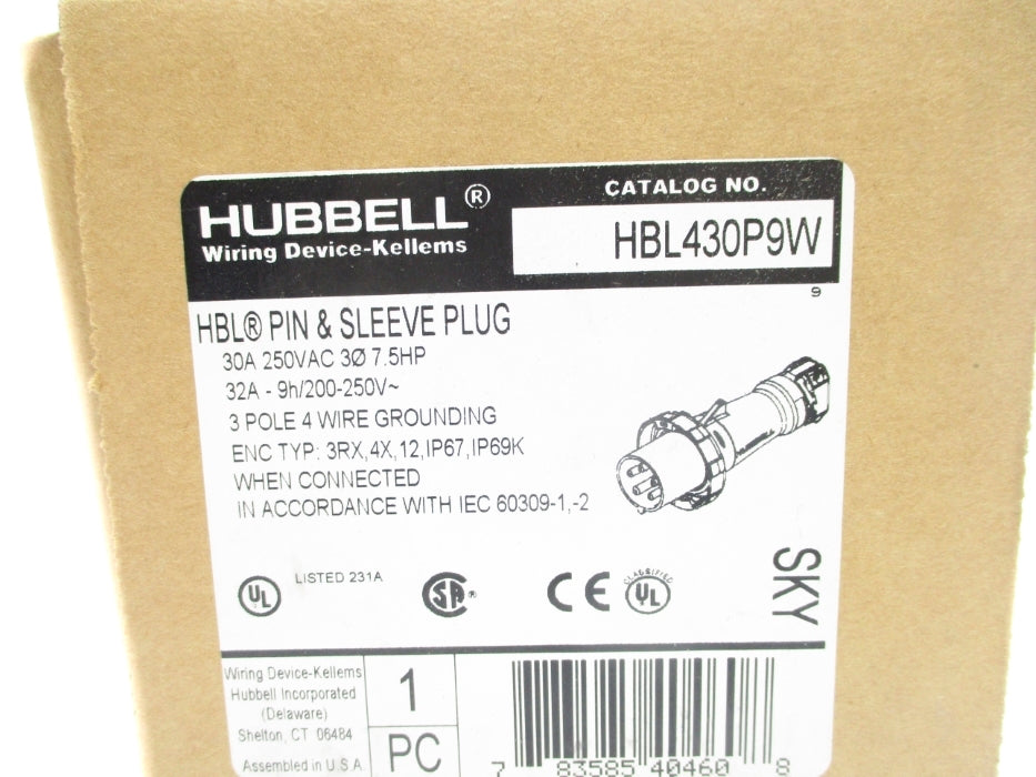 HUBBELL HBL430P9W NSMP