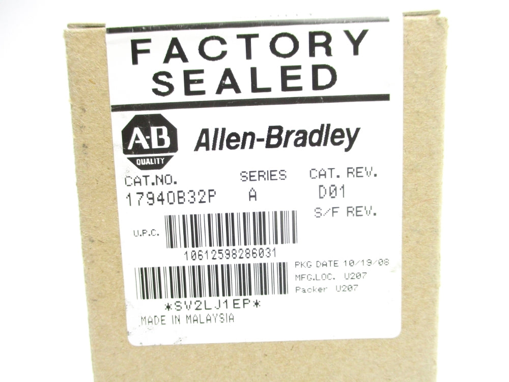 ALLEN BRADLEY 1794-OB32P SER. A DATE: 2008 NSFS