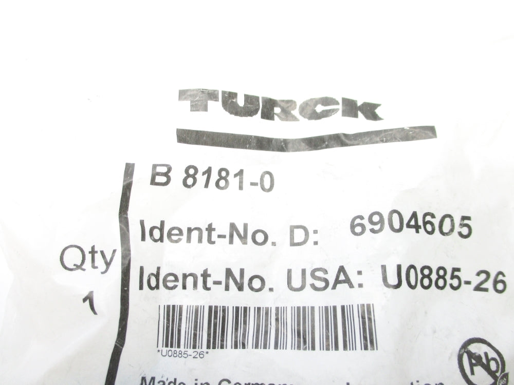 TURCK B8181-0 U0885-26 NSMP