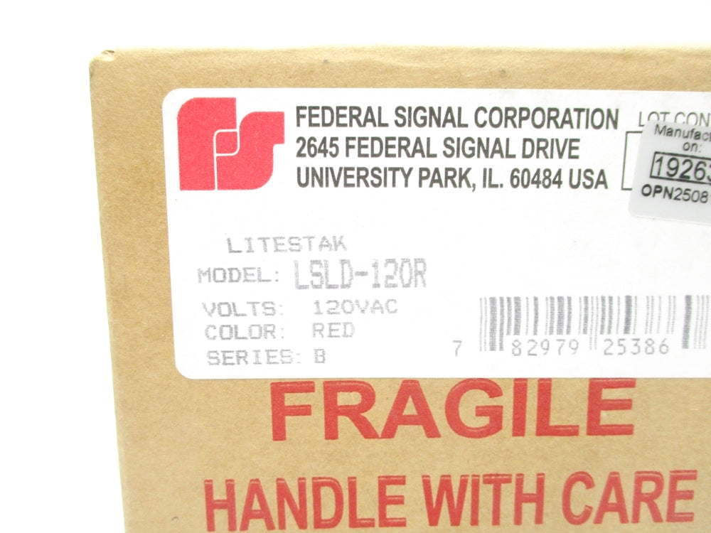 INDUSTRIAL SPARE PART LSLD-120R SER. B 120VAC NSFS