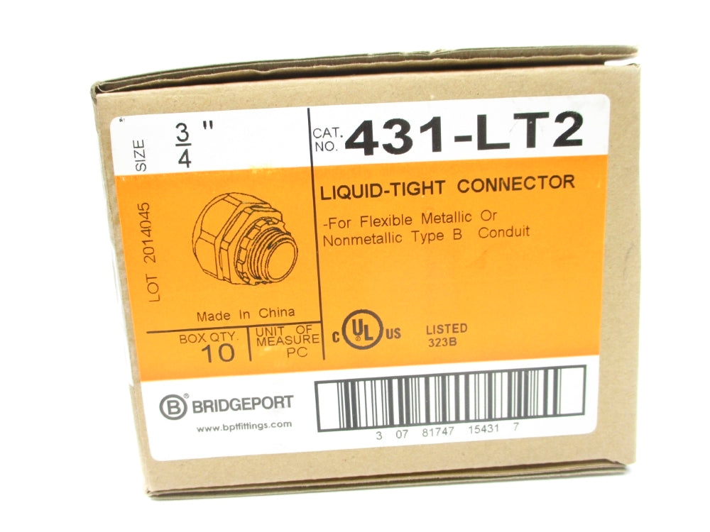 BRIDGEPORT 431-LT2 (PKG OF 10) NSMP
