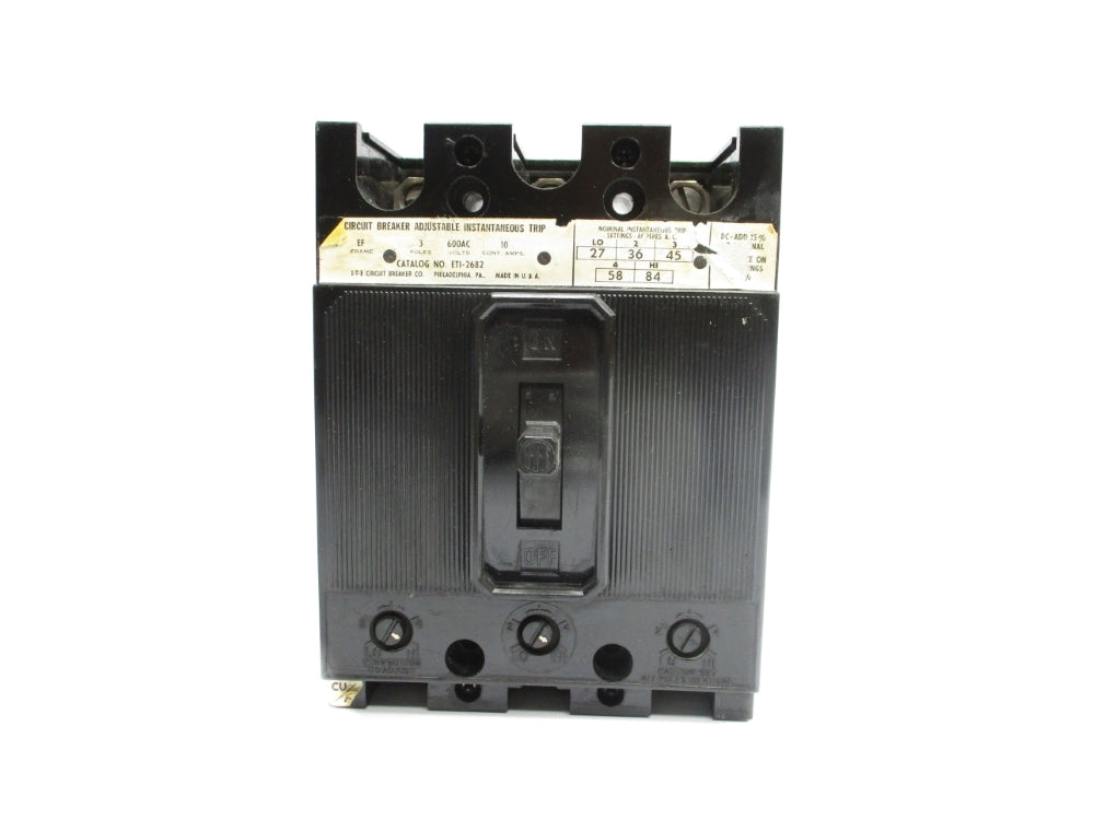 ITE ETI-2682 10A 600VAC NSNP