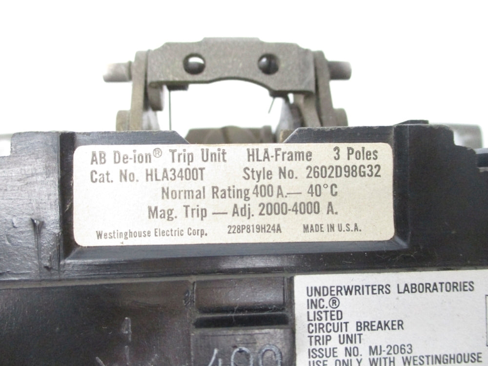 WESTINGHOUSE HLA3400T NSNP