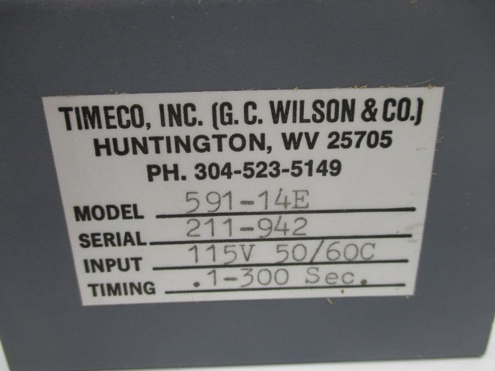 TIMECO 591-14E .1-300S 115V NSNP