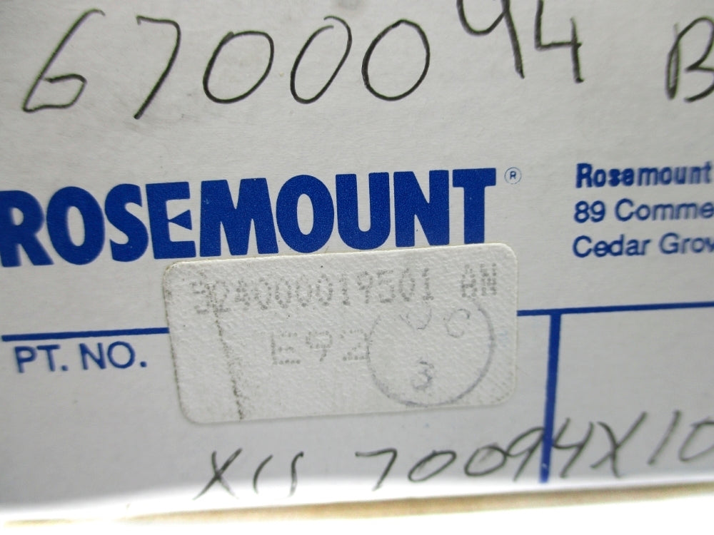ROSEMOUNT 524000019501 NSMP