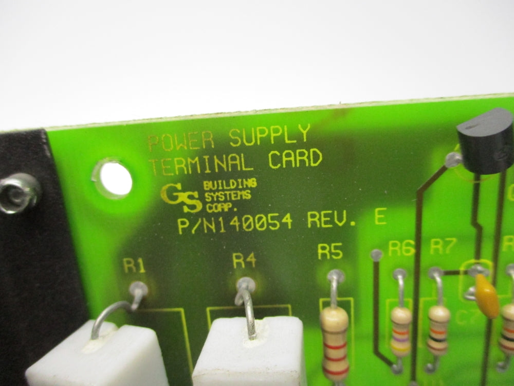 BUILDING SYSTEMS 140054 REV. E UNMP
