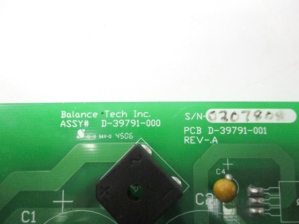 BALANCE TECH. D-39791-000 UNMP