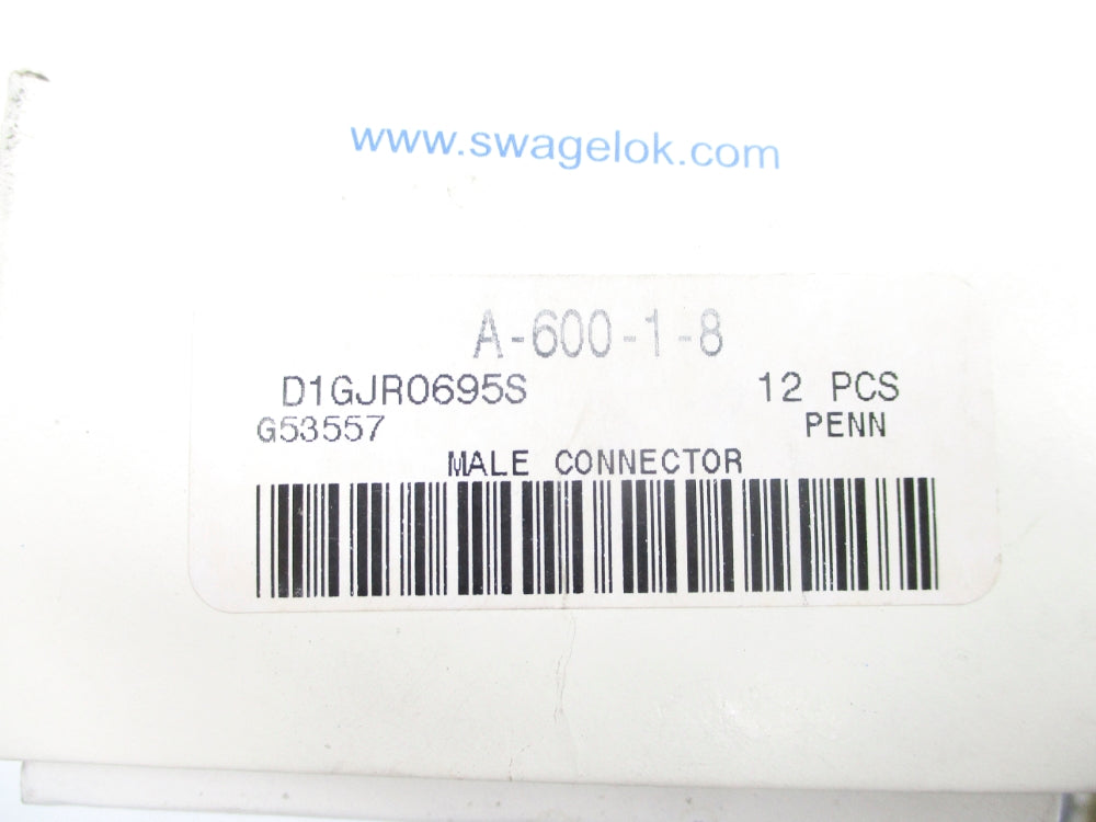 SWAGELOK A-600-1-8 (PKG OF 12) NSMP