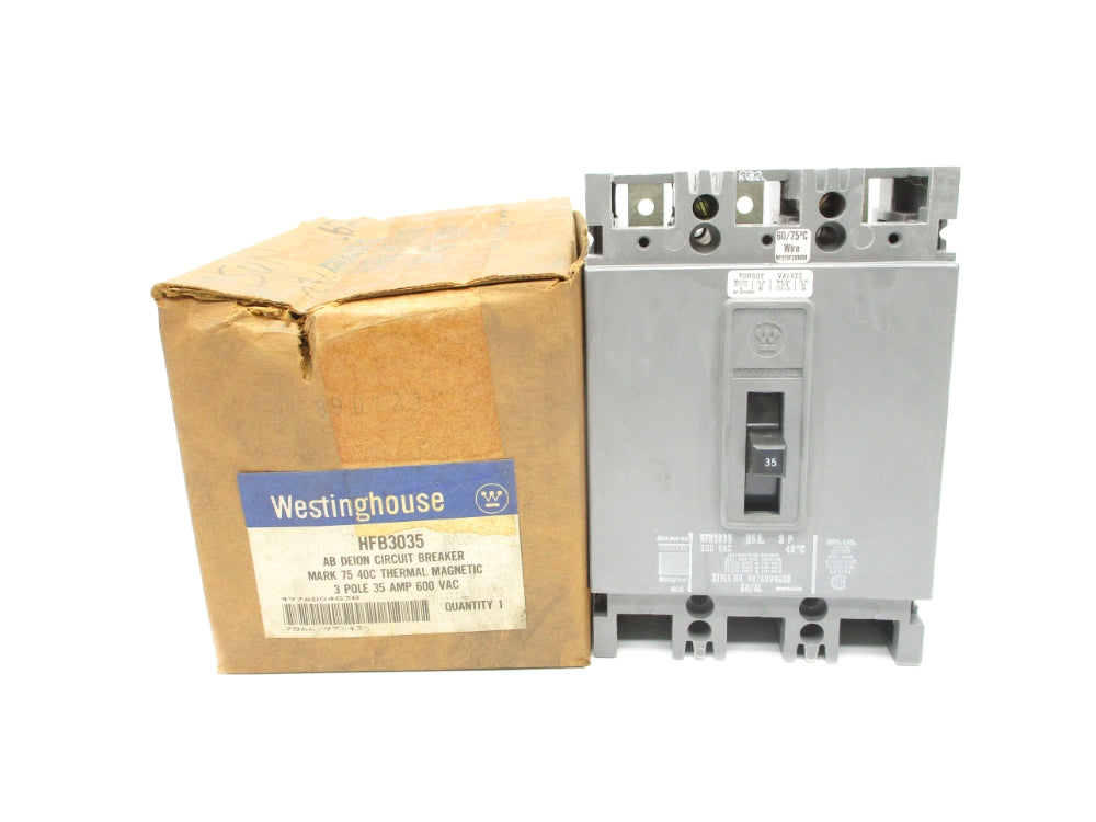 WESTINGHOUSE HFB3035 35A 600VAC NSMP