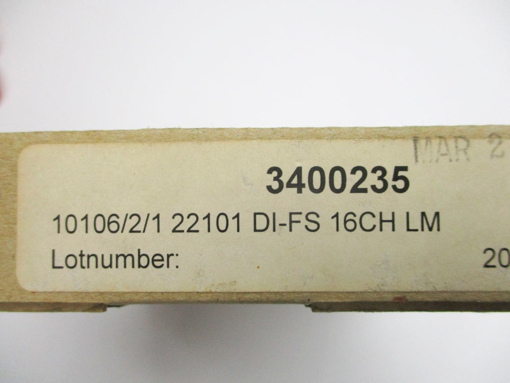 HONEYWELL 10106/2/1 NSMP