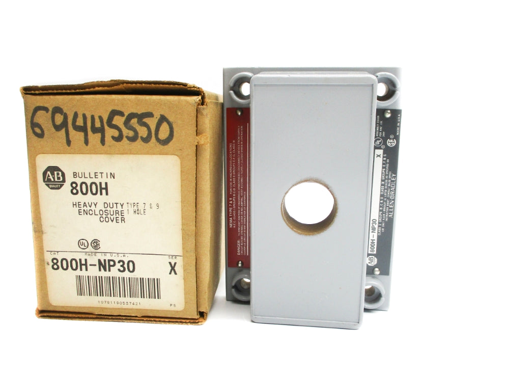 ALLEN BRADLEY 800H-NP30 SER. X (BR/WH) NSMP