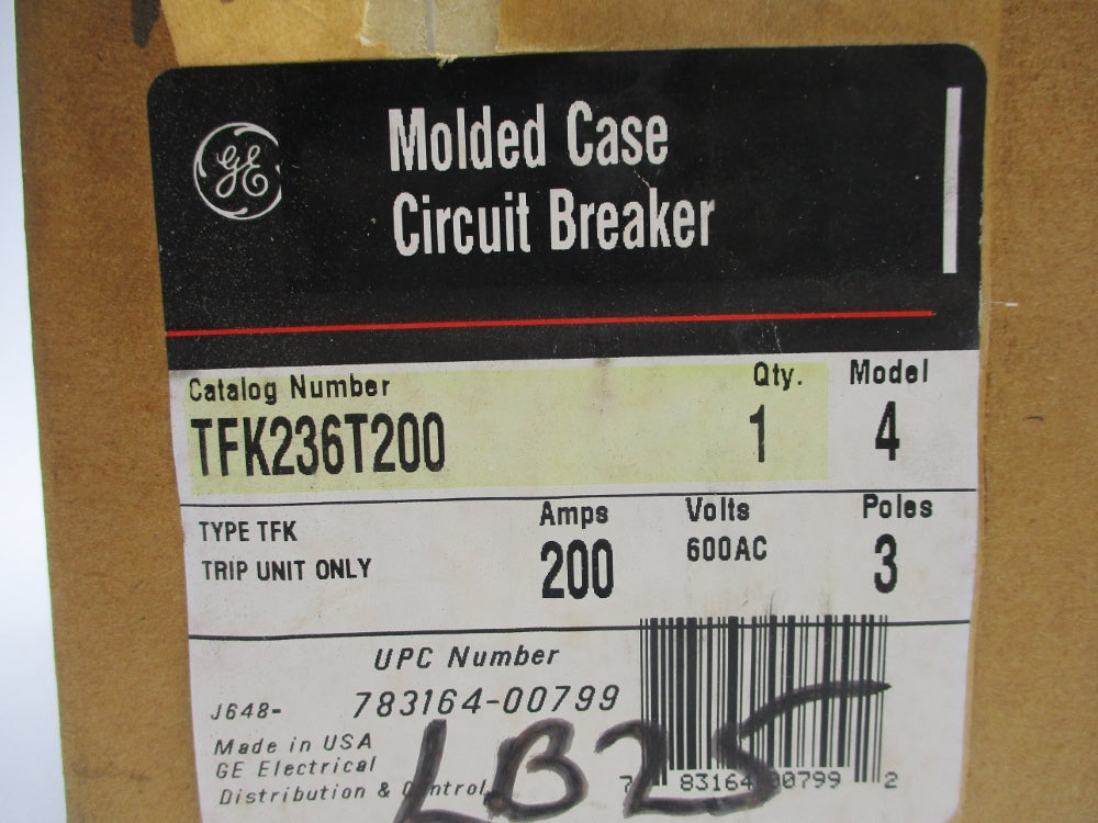 GENERAL ELECTRIC TFK236T200 200VAC 600VAC NSFS