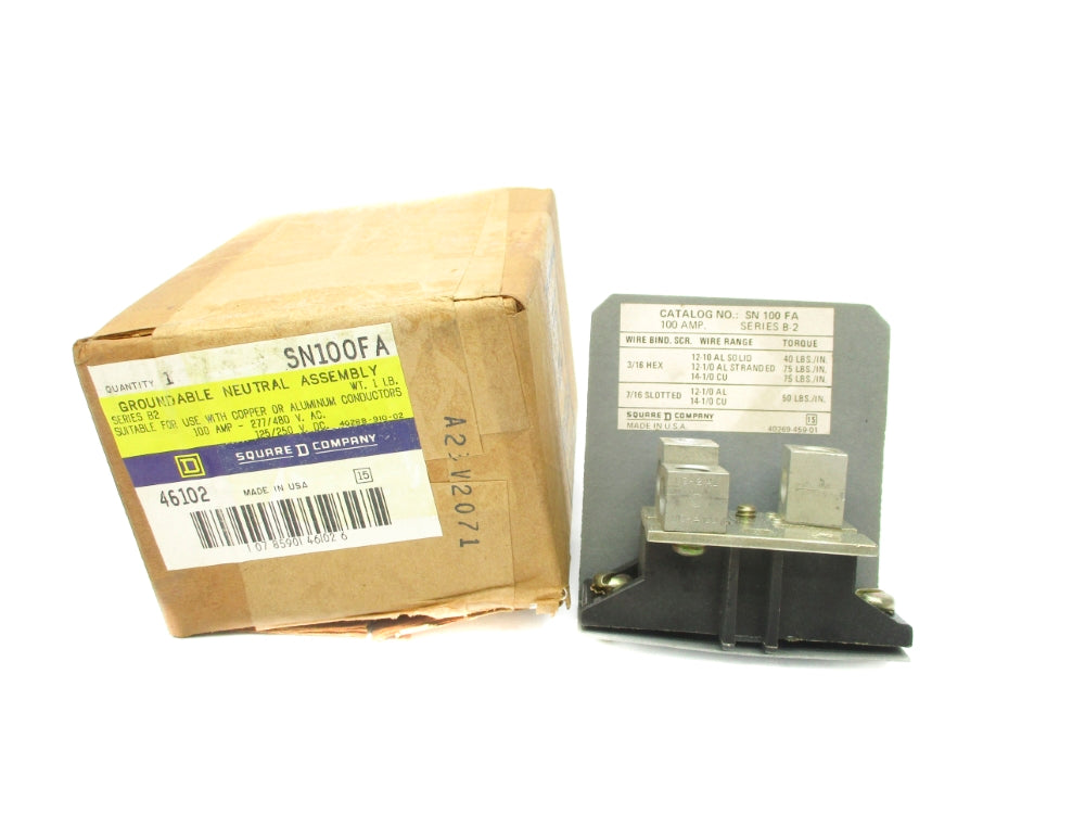 SQUARE D SN100FA SER. B2 NSMP