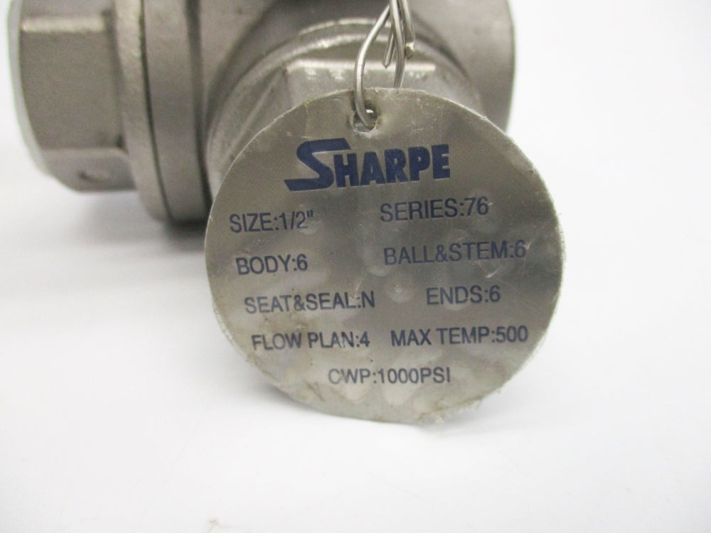 SHARPE 5B12Y 1000WOG 1000PSI 1/2" NSNP