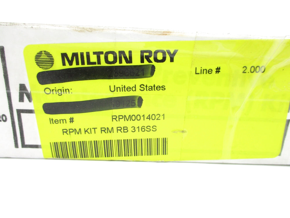 MILTON ROY RPM0014021 NSMP