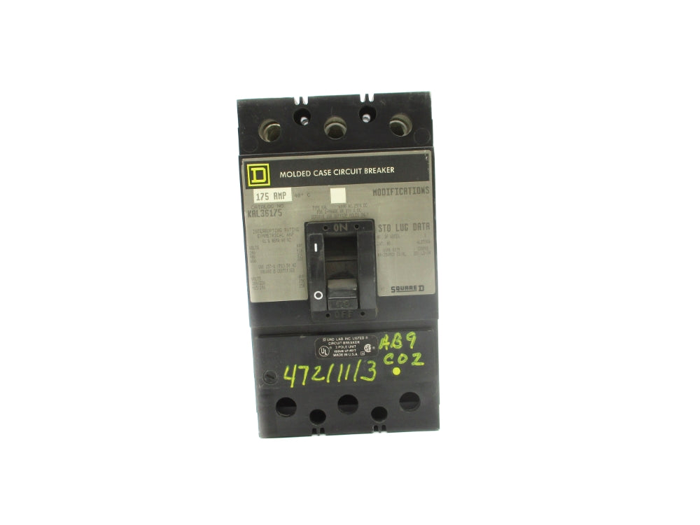 SQUARE D KAL36175 175A 600V NSNP