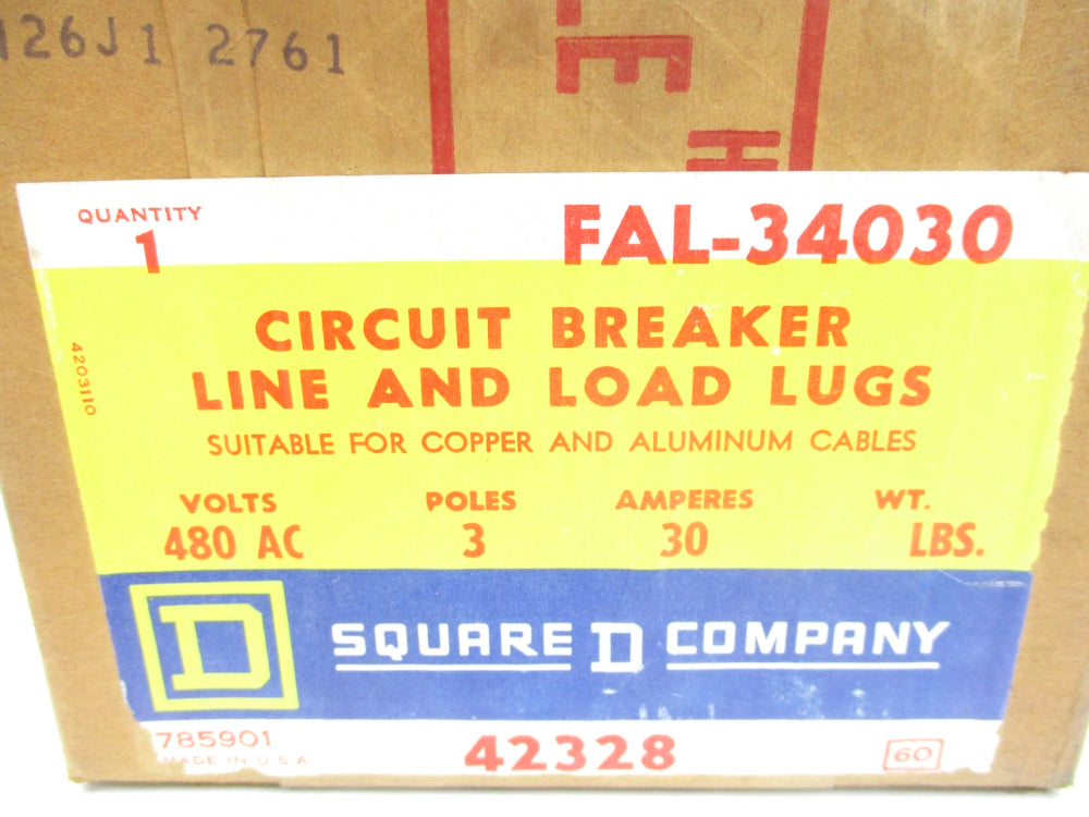 SQUARE D FAL34030 30A 480VAC NSMP