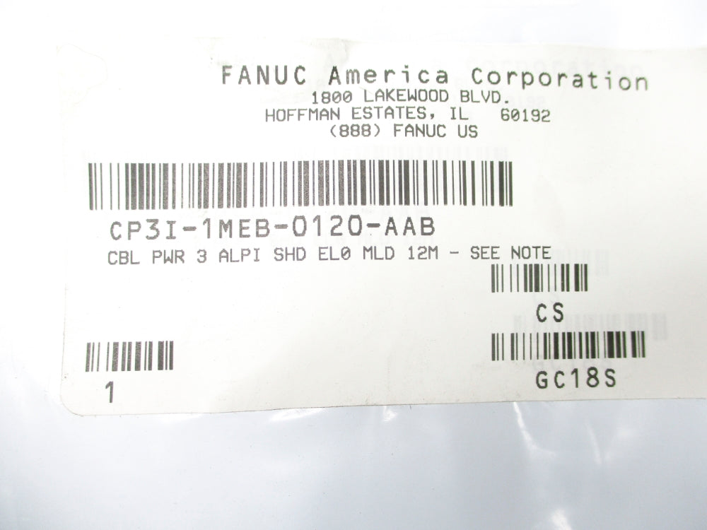 FANUC CP3I-1MEB-0120-AAB NSMP