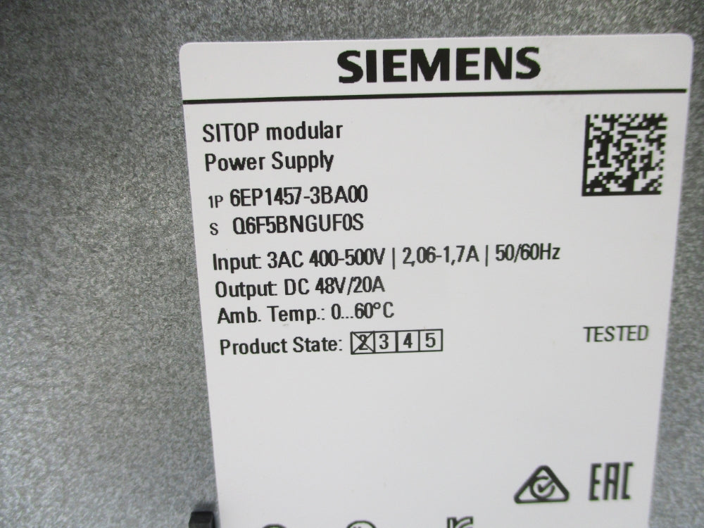 SIEMENS 6EP1457-3BA00 NSNP