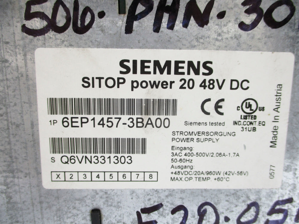 SIEMENS 6EP1457-3BA00 UNMP