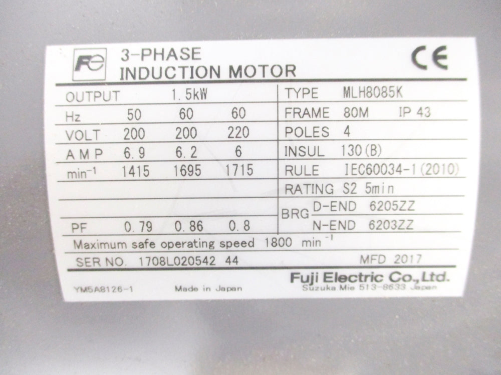 FUJI ELECTRIC MLH8085K NSNP