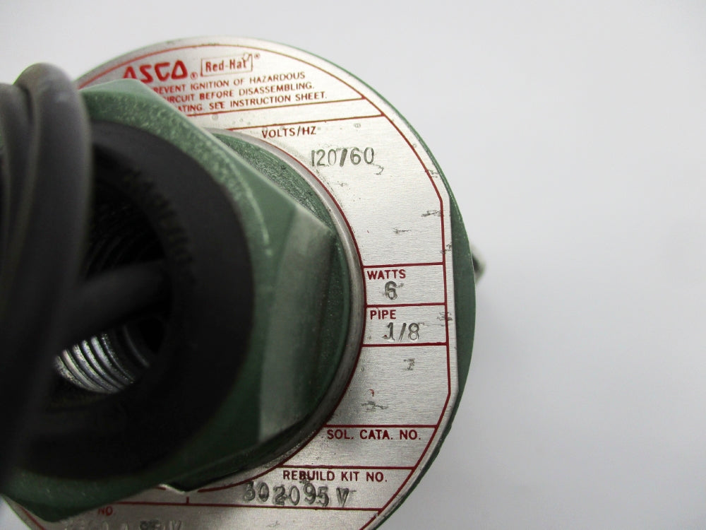 ASCO 8320A88V 120V 50PSI (AS PICTURED) 1/8" NSNP