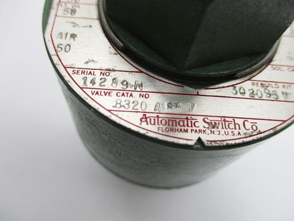 ASCO 8320A88V 120V 50PSI (AS PICTURED) 1/8" NSNP