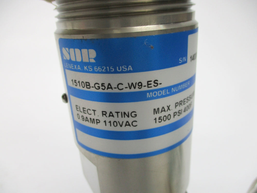 SOR 1510B-G5A-C-W9-ES 1500PSI NSMP