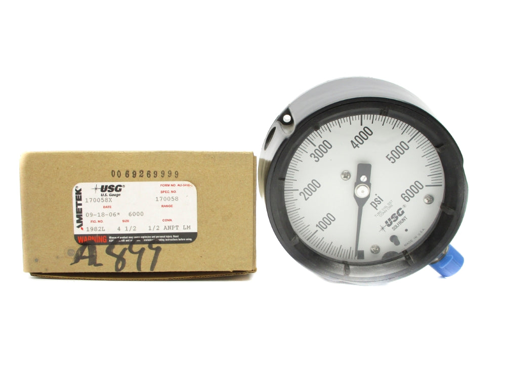 AMETEK 170058X 0-6000PSI NSMP