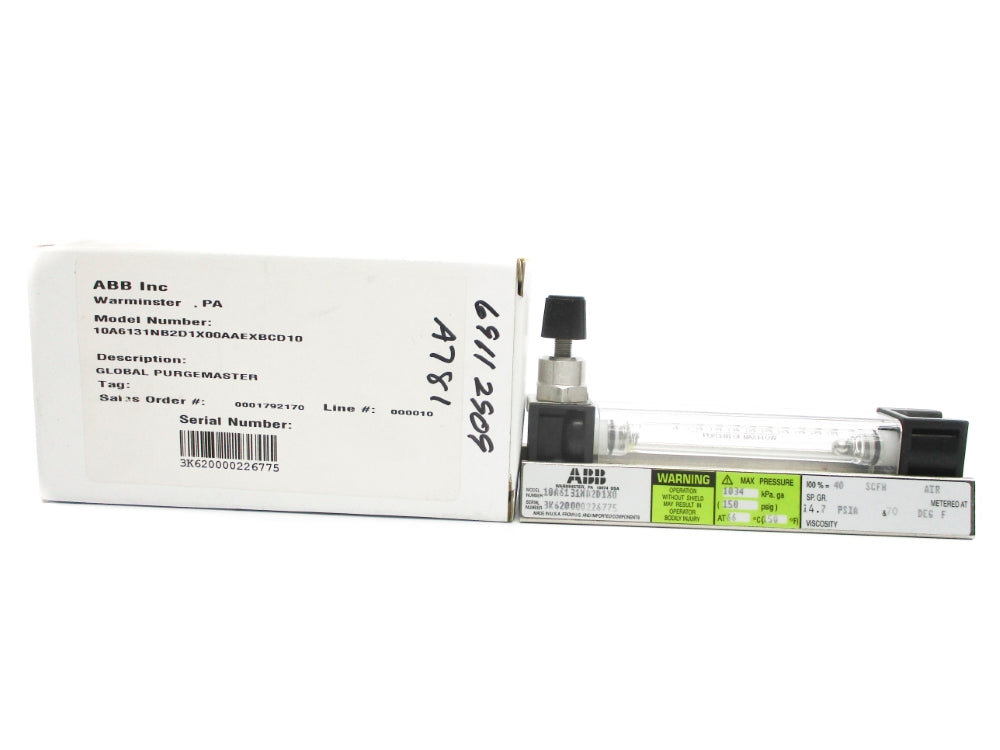ABB 10A6131NB2D1X00AAEXBCD10 150PSIG NSMP