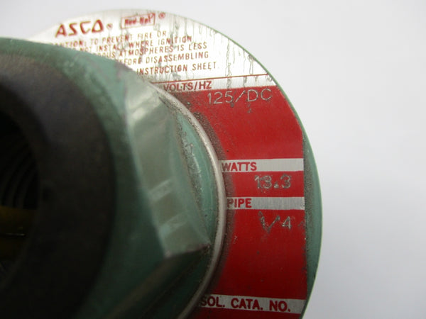 ASCO HC8320A6 125/DC 65PSI UNMP