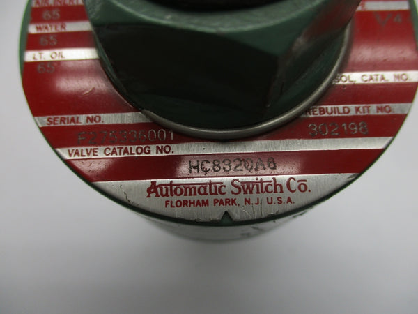 ASCO HC8320A6 125/DC 65PSI UNMP