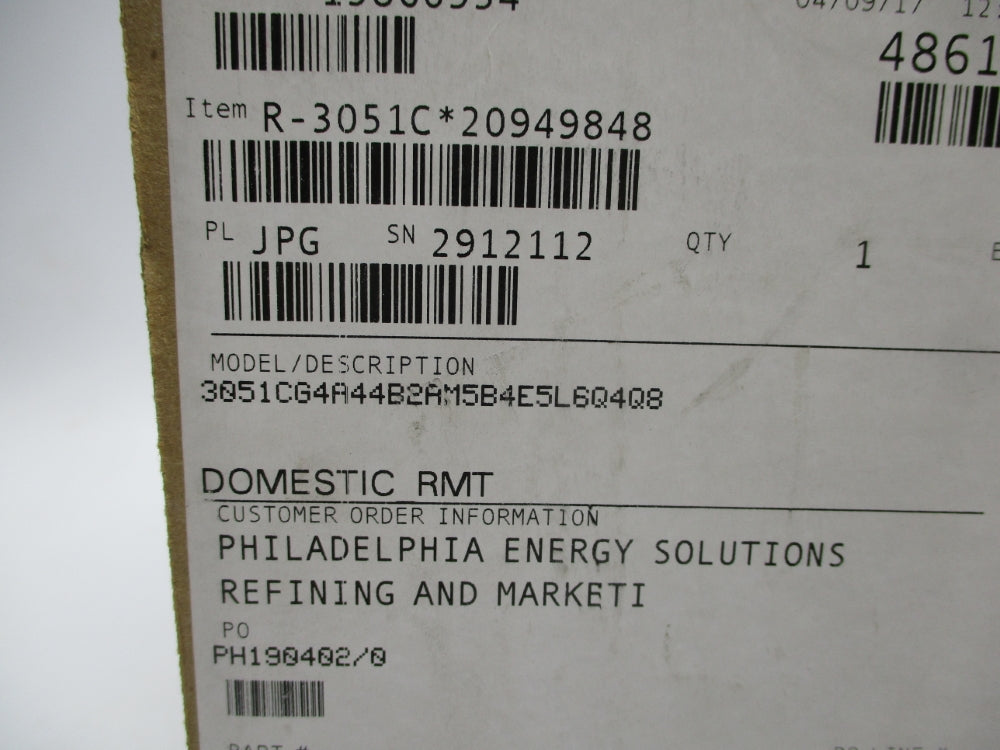 ROSEMOUNT 3051CG4A44B2AM5B4E5L6Q4Q8 300PSI NSMP