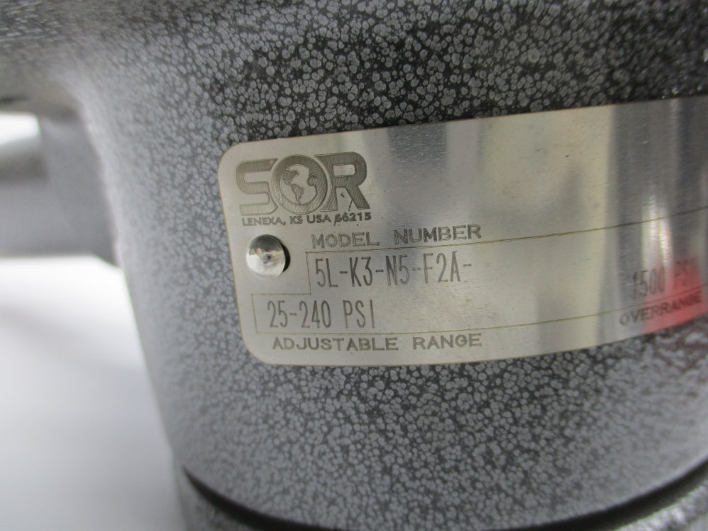 SOR 5L-K3-N5-F2A 25-240PSI NSNP