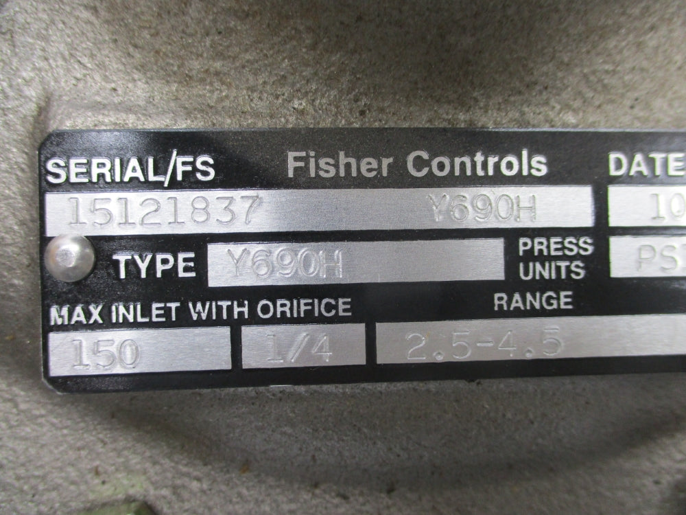 FISHER CONTROLS Y690H 2.5-4.5PSI NSNP
