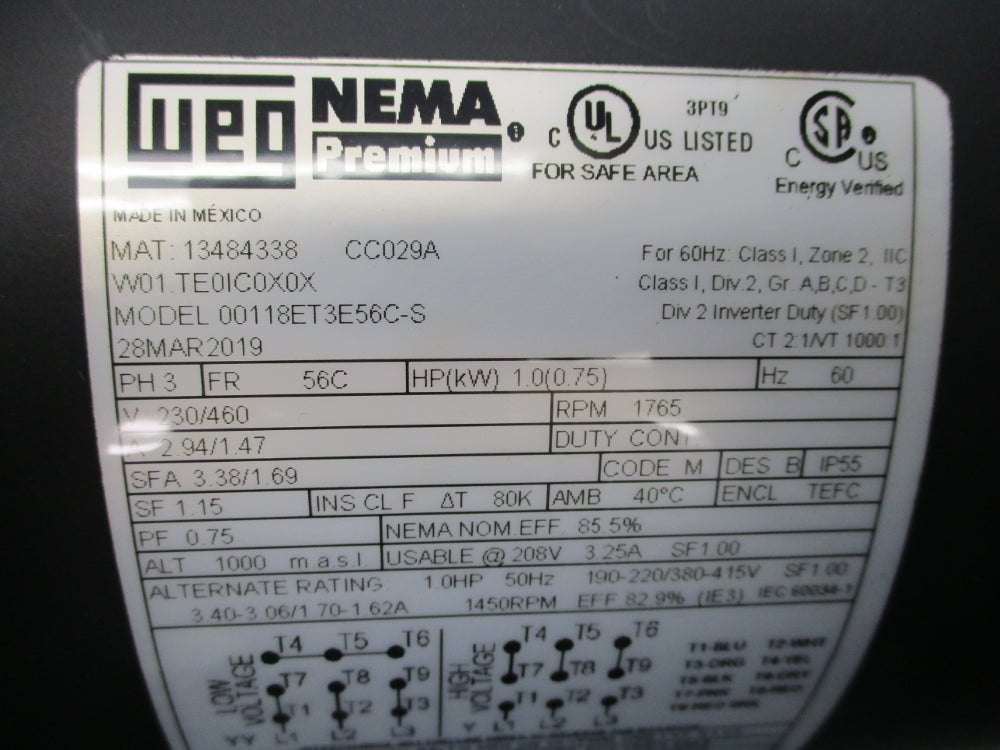 WEG 00118ET3E56C-S NSMP