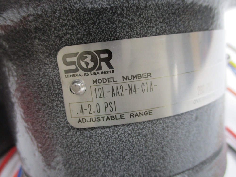 SOR 12L-AA2-N4-C1A .4-2.0PSI NSNP