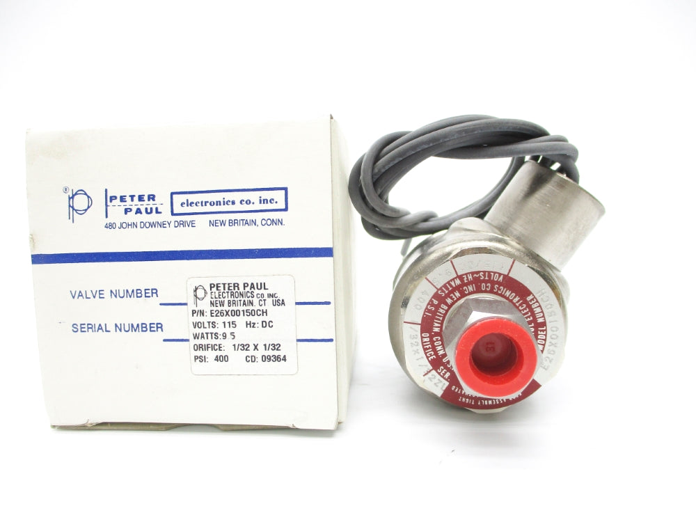 PETER PAUL E26X00150CH 115V 400PSI NSMP