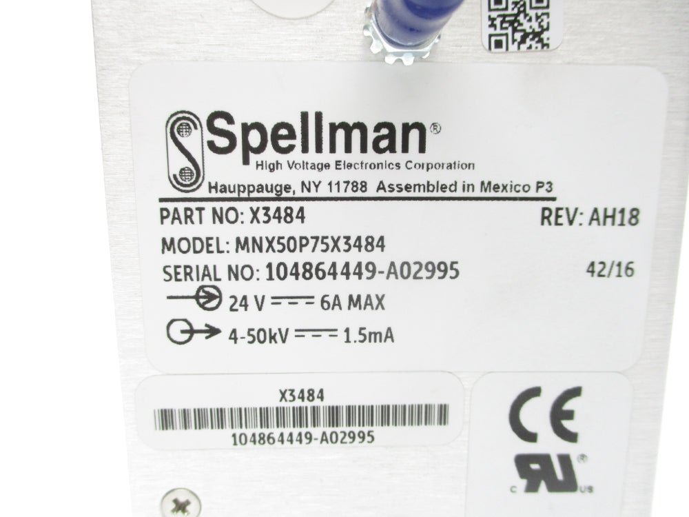 SPELLMAN MNX50P75X3484 X3484 NSNP