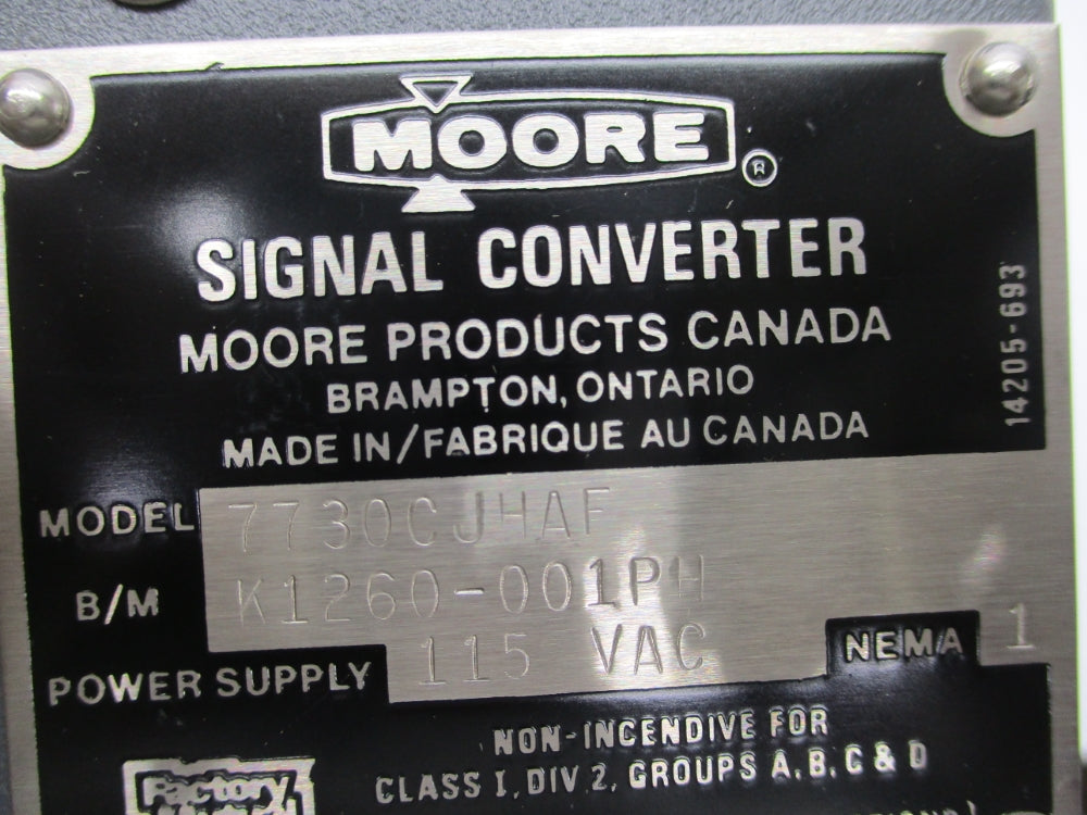 MOORE PRODUCTS 7730CJHAF NSNP